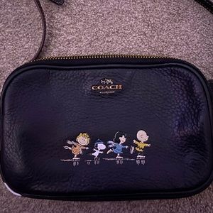 limited edition Charlie brown coach bag